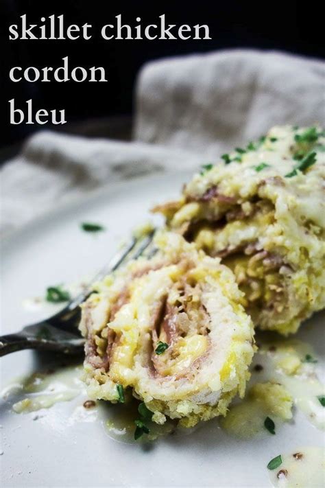 Chicken stuffed with ham and cheese, coated with crunchy golden breadcrumbs. This easy Chicken Cordon Bleu is stuffed with smoked Gouda ...