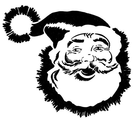 15 Cute Santa Retro Clipart The Graphics Fairy