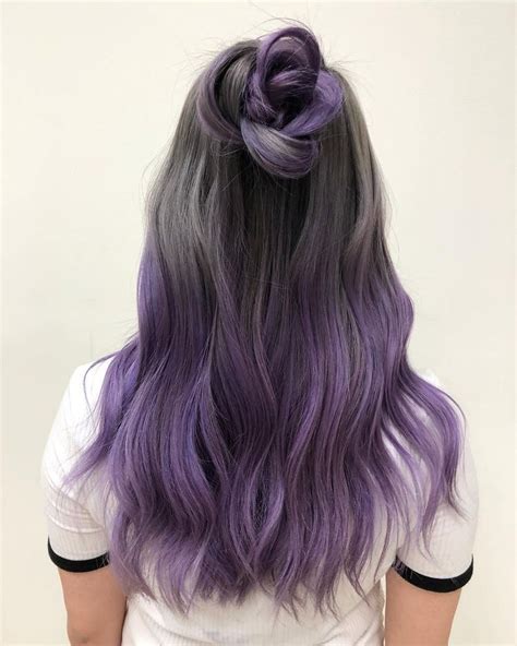 purple dip dye dyed hair purple dyed hair pastel hair color purple hair dye colors hair