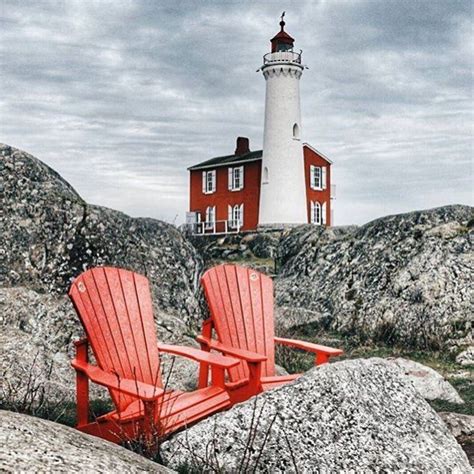 beautiful fisgard lighthouse the oldest lighthouse on western canada s coast photo by a