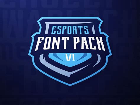 Want to make an esports logo? eSports Font Pack Vol. 1 DaseDesigns by Derrick Stratton ...