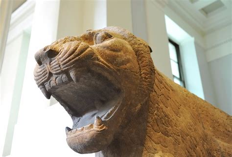 大英博物馆收藏的人类第一个军事帝国亚述帝国的石雕 亚述帝国 亚述 浮雕 新浪新闻