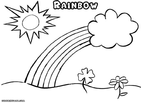 Share this free printable coloring page of rainbow at your classroom, summer school, home. Rainbow coloring pages | Coloring pages to download and print