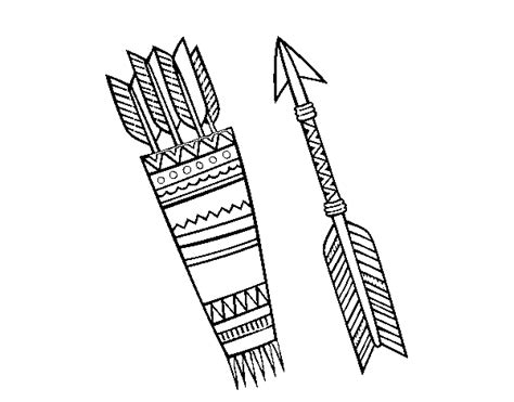 There are pictures for many different topics including people, places and different times of the year. Indian arrows coloring page - Coloringcrew.com