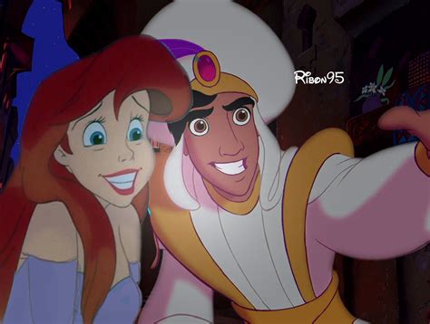 Aladdin And Ariel Disney Crossover Photo 29368031 Fanpop