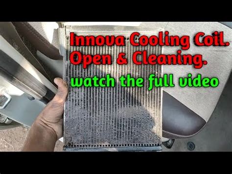 How To Open A Innova Cooling Coil Tayota Innova AC Problem Solve