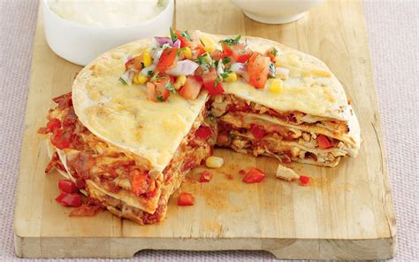 Mexican Tortilla Stack Recipe Food To Love