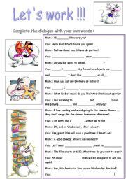 Conversation between two friends, people ☆ dialogue between two persons in english ✓ conversation between two friends. A DIALOGUE - ESL worksheet by nikabike