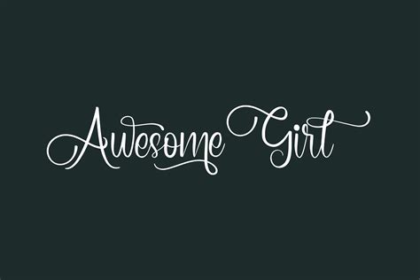 Awesome Girl Fonts Shmonts