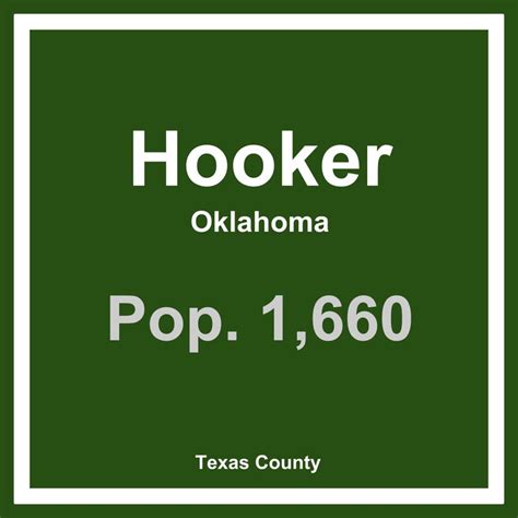 Hooker Ok Texas County Hooker Pop