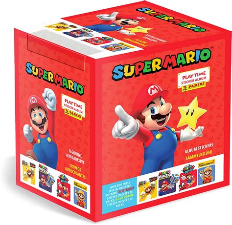 Super Mario Playtime Sticker Collection X36 Packs Uk Toys