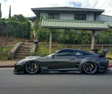 Black Toyota Supra Mk4 Posted By Gidevil Cars Motorcycles Toyota