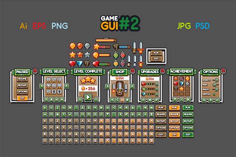 Game Gui Collection On Behance