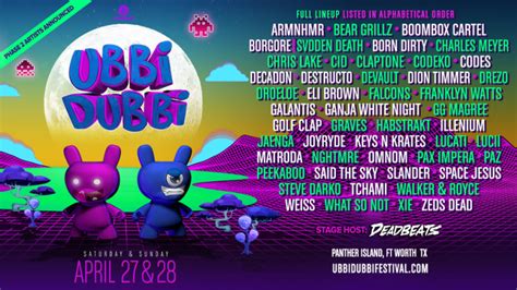 Check out our ubbi dubbi selection for the very best in unique or custom, handmade pieces from our застежки shops. Ubbi Dubbi Festival Drops Massive Phase 2 Artist Lineup ...