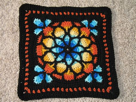 Ravelry Knitsister1s Stained Glass Window Afghan