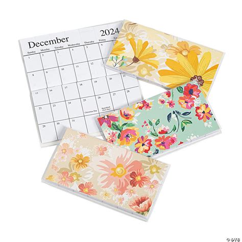 2023 2024 Floral Pocket Calendars 12 Pc Discontinued