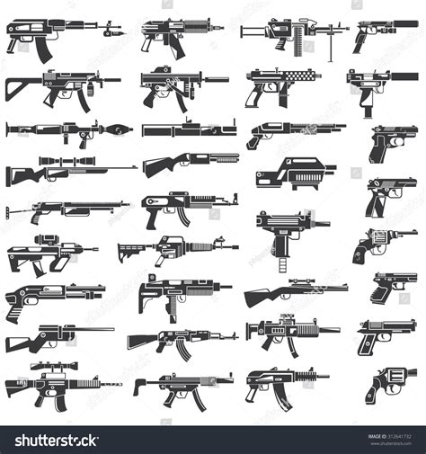 Cool username ideas for online games and services related to freefire in one place. Gun Icons Set, Machine Gun, Rifle, Weapon Vector ...