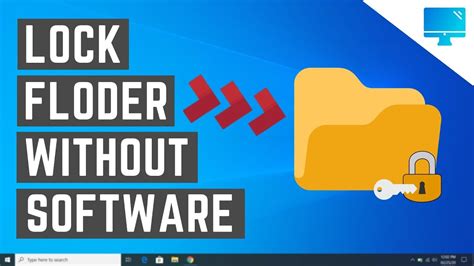Lock Folder Without Any Software In Windows 2020 Youtube
