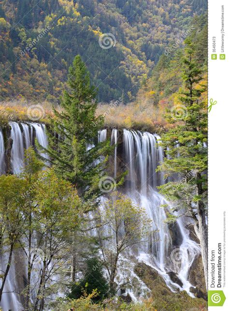 Nuorilang Waterfall Stock Image Image Of Idyllic Beautiful 35450473