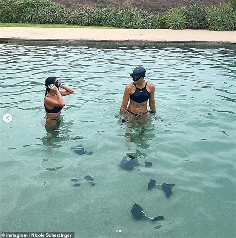 Nicole Scherzinger Sizzles In Black Bikini As She Submerges In A Freezing Cold Ice Bath