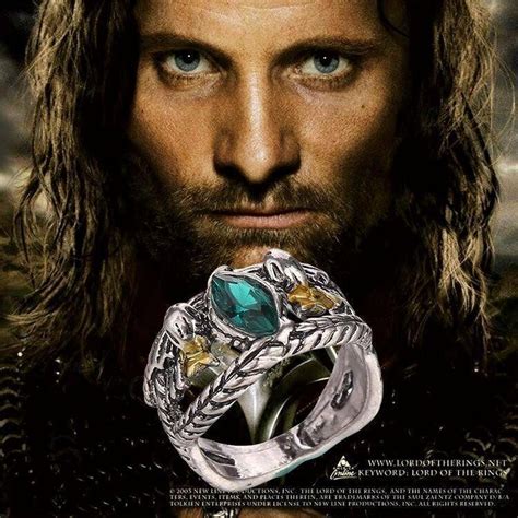 Lord Of The Rings Aragorns Ring Of Barahir Noble Collection