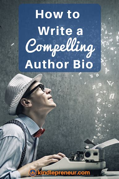 How To Write An Author Bio With Examples And Templates Author