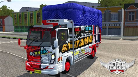Mod Bussid Truck Canter Syantik Terpal Gayor Full Animasi Bus