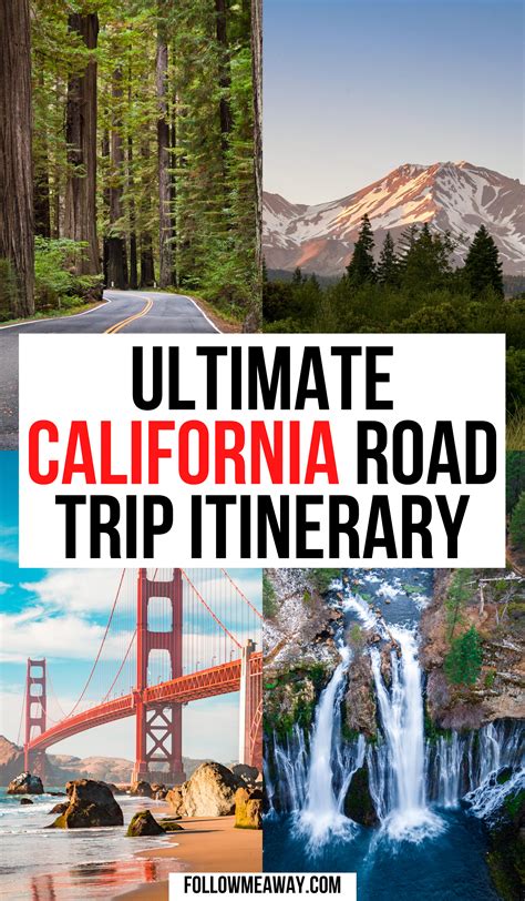 Bucket List Northern California Road Trip Itinerary California Travel