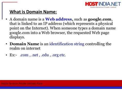 What is domain name and domain registration - hostindia.net
