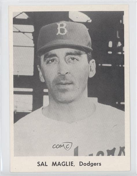 Sal Maglie Baseball Card 1956 Jay Publishing Brooklyn