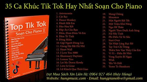 Top Tik Tok Piano Tuyển Tập 35 Ca Khúc Tik Tok Hay Nhất Soạn Cho