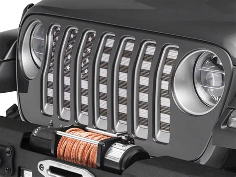 Under The Sun Inserts Jeep Gladiator Grille Insert Black And White