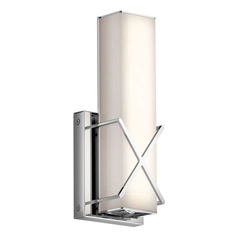 Hansang g25 led vanity light bulb. Shop Kichler Lighting 1-Light Trinsic Chrome LED Bathroom ...