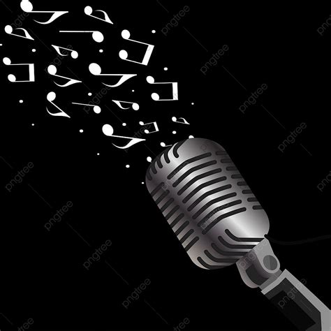 Microphone Vector Hd Png Images Microphone Music Background Mic