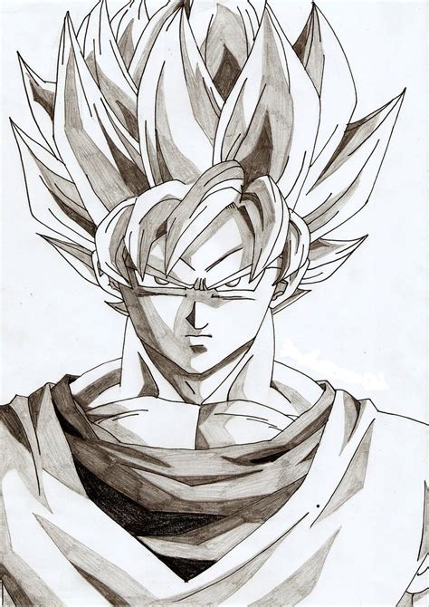 Goku Pencil Sketch At Explore Collection Of Goku