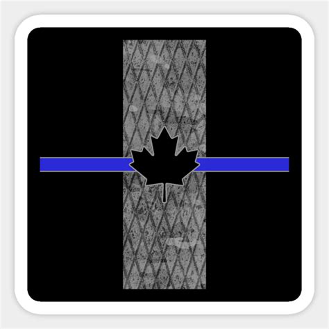 Canadian Thin Blue Line Flag Canadian Thin Blue Line Flag Sticker