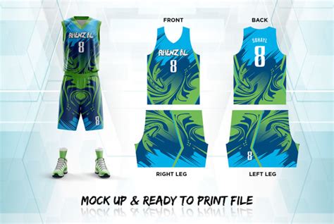 Design Sublimation Basketball Jersey With Mock Up By Mikee01 Fiverr