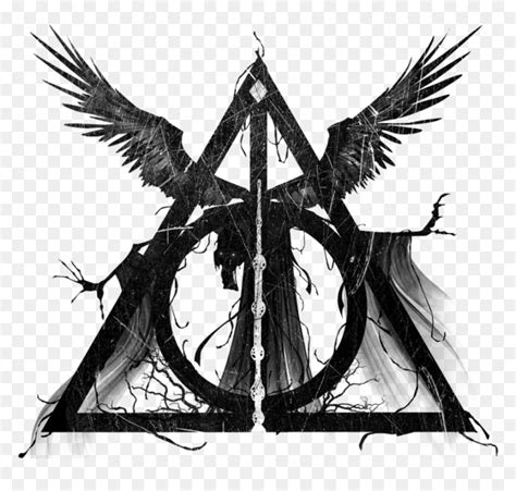 Harry potter and deathly hallows always hidden message tie bar. Symbol Harry Potter Deathly Hallows, HD Png Download - vhv