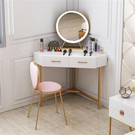 Review Of Ideas For Corner Makeup Vanity References