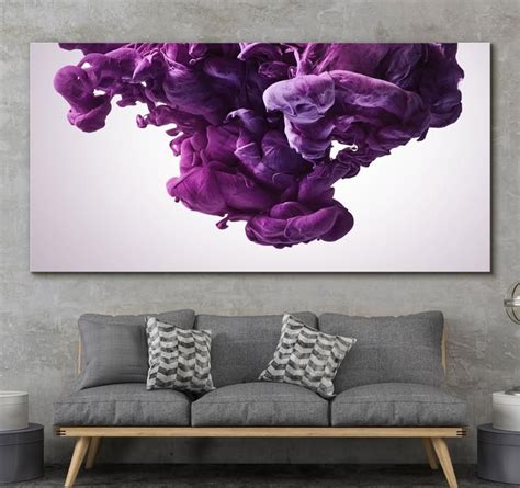 Purple Paint Abstract Painting Abstract Art Abstract Etsy In 2021