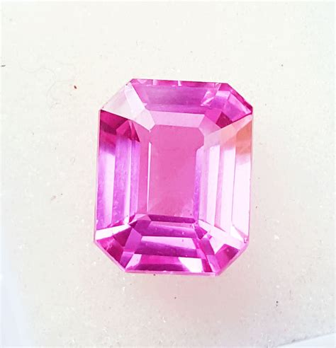 Natural Pink Sapphire Loose Gemstone 835 Ct Certified With Etsy