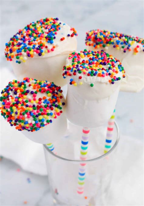 Sprinkle Marshmallow Pops Stylish Cravings Easy To Make Recipes