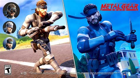 Gaming Legends Solid Snake Gameplay Fortnite Bonus Skin Youtube