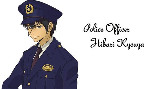 Police Officer Hibari Kyouya Hibari Kyouya Anime Police Officer