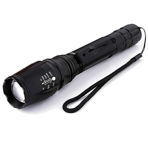 Tactical Led Flashlight With Strobe Light Mode And Zoom