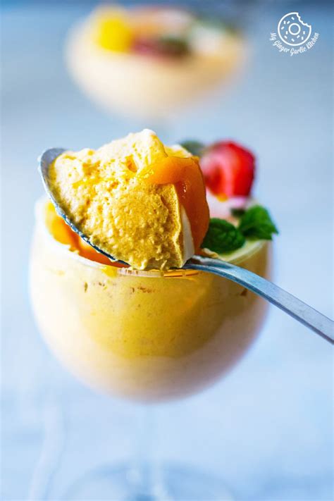 Eggless Mango Mousse Recipe Video Mango Mousse Without Gelatin