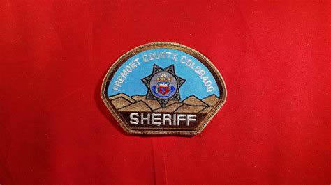 Fremont County Colorado Sheriff & Police Department Patch | Etsy