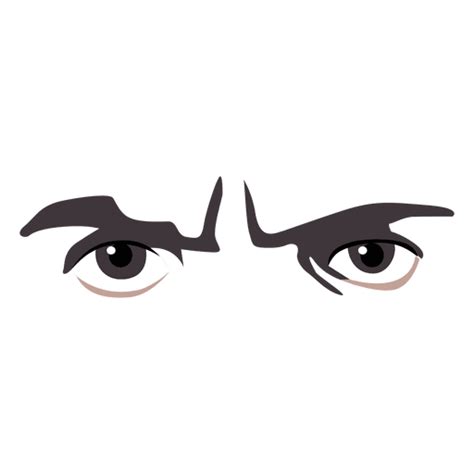 Angry Eyes Expression Transparent Png And Svg Vector File