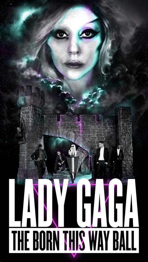 Lady Gaga Announces Born This Way Ball Tour Dates Reveals Poster And Stage Set Design Sketch