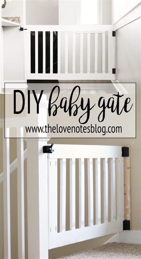 Custom Wooden Diy Baby Gate For Stairs And Hallways Artofit